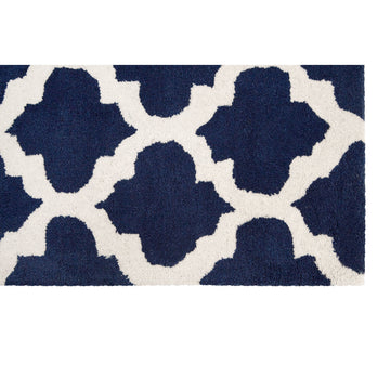 Bosin Townhouse Navy Blue & White Rug