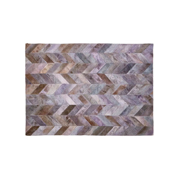 Bosin Safira Light Grey Patchwork Rug