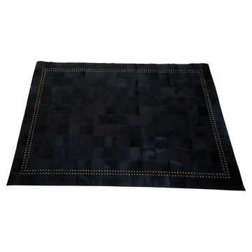 Bosin Safira Small Black Stud Detail Rug