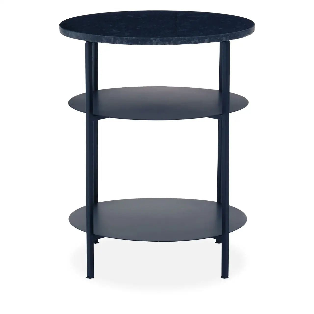 Templix 3 Tier Black Iron Side Table