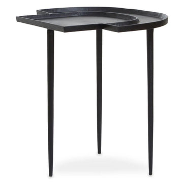 Signos Black Nickel Top Metal Side Table