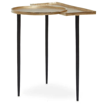 Signos Gold Top Metal Side Table