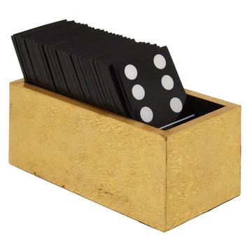 Winston Games Gold & Black Domino Set