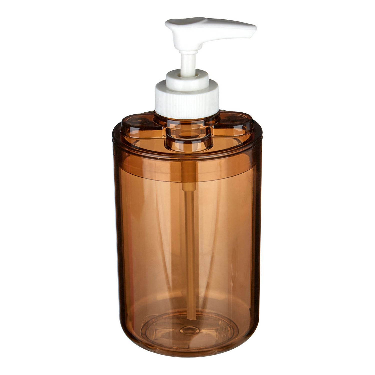 Brown Plastic Lotion Pump Liquid Soap Dispenser