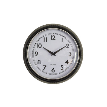 Black Retro Style Round Wall Clock