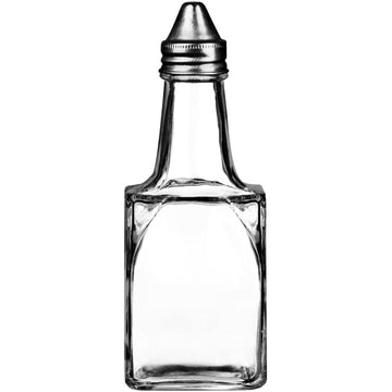 Classic Glass Oil Vinegar Dispenser with Metal Cap