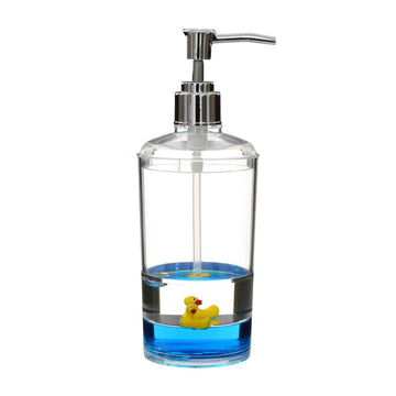Acrylic Lotion Soap Dispenser With Floating Ducks