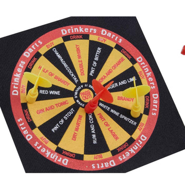 Drinkers Darts Fun Shot Glass Drinking Game Set