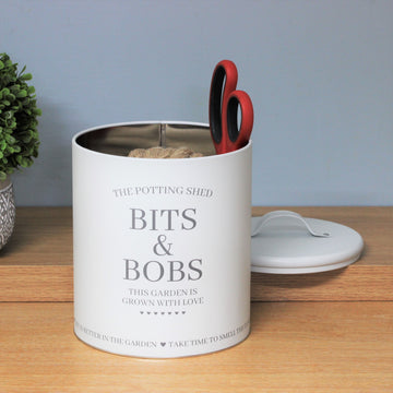 Large White Potting Shed Bits & Bobs Garden Organizer