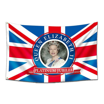 Platinum Jubilee Union Jack Flag Royal Queen Elizabeth