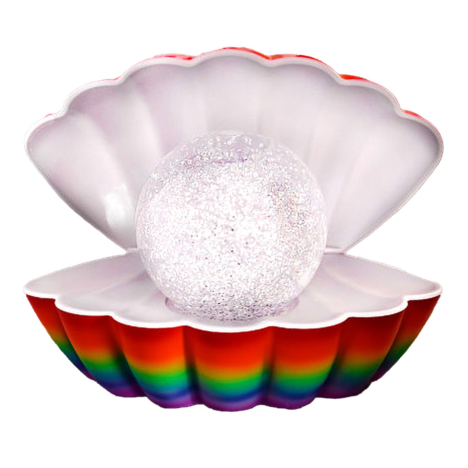 Rainbow Pearl Clam Shell Night Light LED Lamp