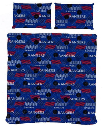 Rangers Football Club RFC Duvet Cover Set, Double, Blue