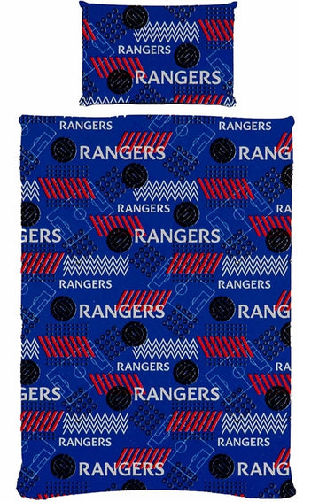 Rangers Football Club RFC Duvet Cover Set, Single, Blue