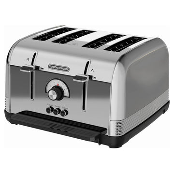 Morphy Richards 1800W Silver Stainless 4-Slice Toaster