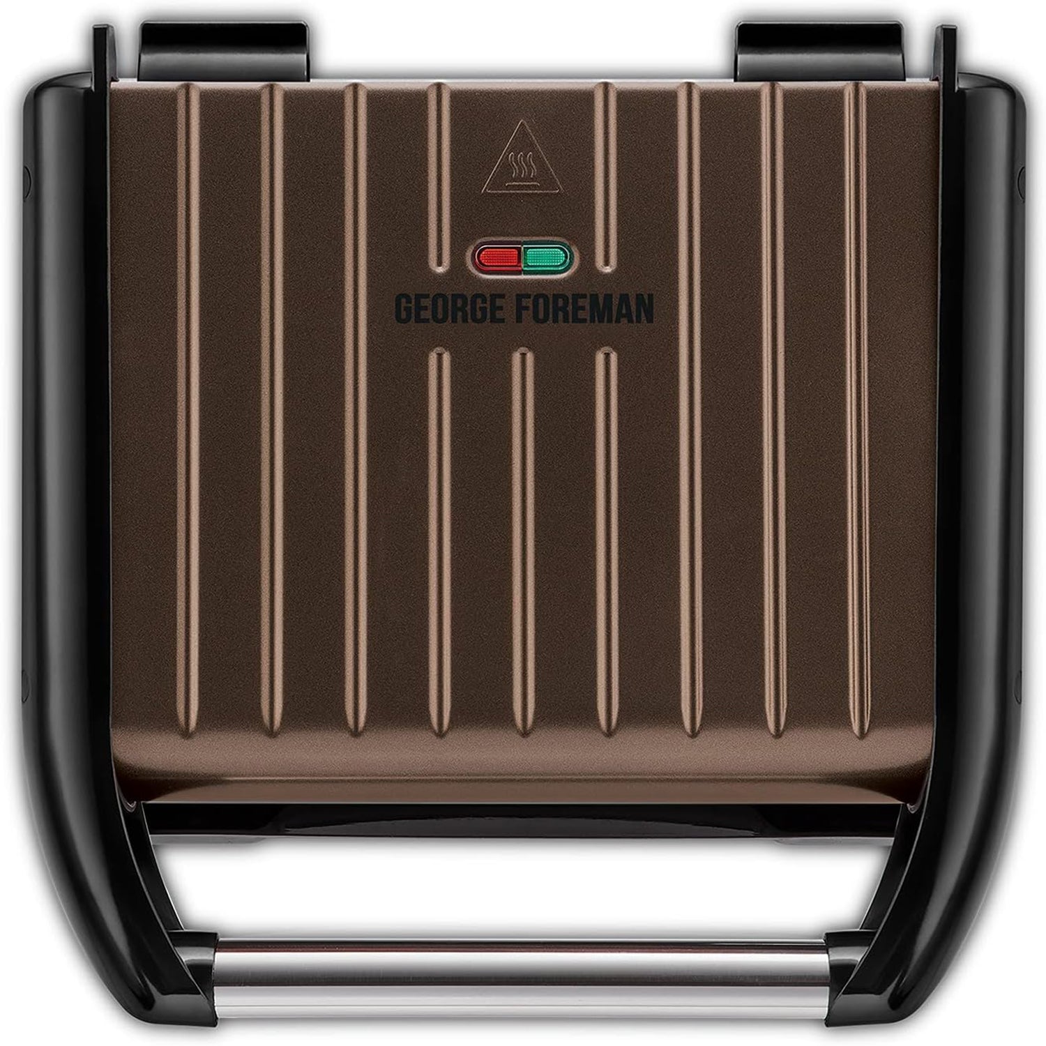 George Foreman 1650W Brown Non-Stick Plate Electric Grill