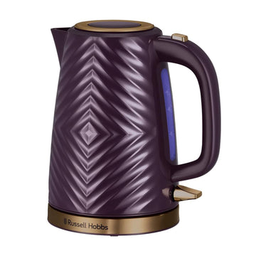 Russell Hobbs 3000W 1.7L Purple Cordless Electric Kettle