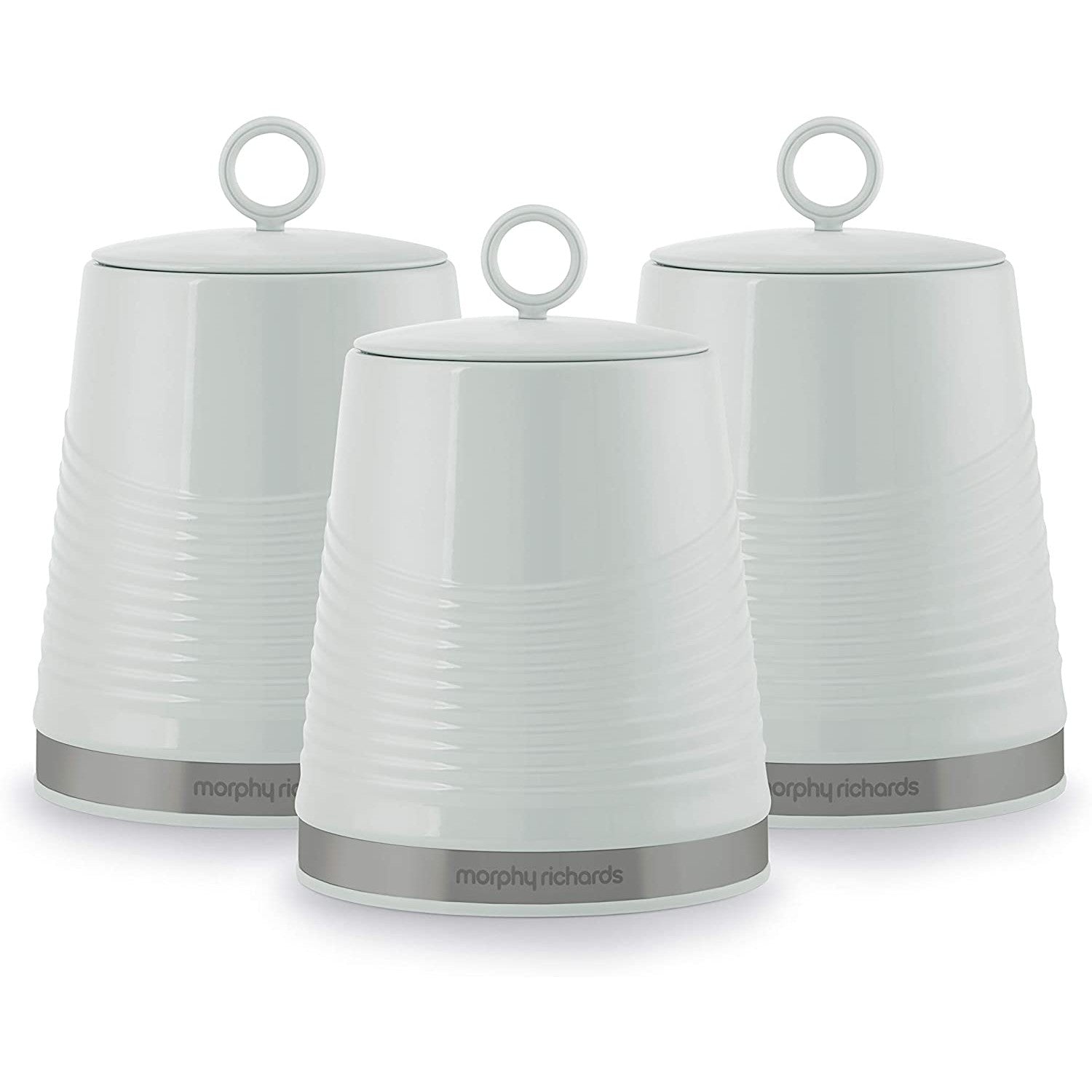 Dune Set of 3 Sage Green Canisters