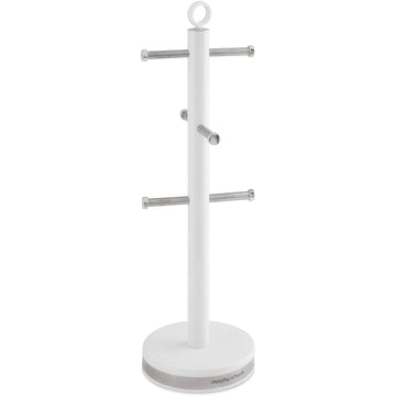Dune 6 Cup White Mug Tree