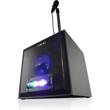 Akai Portable Bluetooth Karaoke Speaker with Microphone & Stand