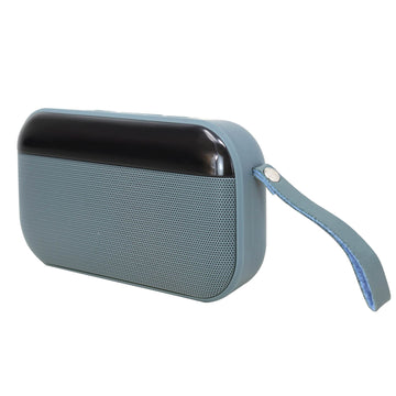 Akai Slate Grey Portable Bluetooth Speaker with LED Light