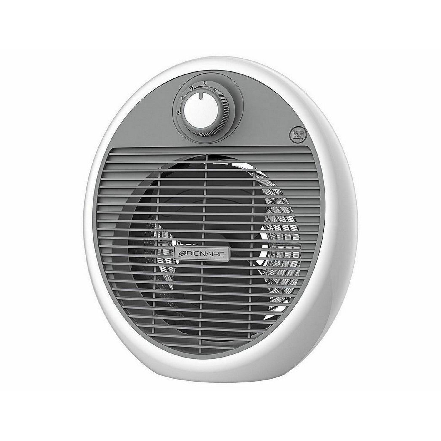 Bionaire 2.2Kw Grey Upright Portable Electric Fan Heater