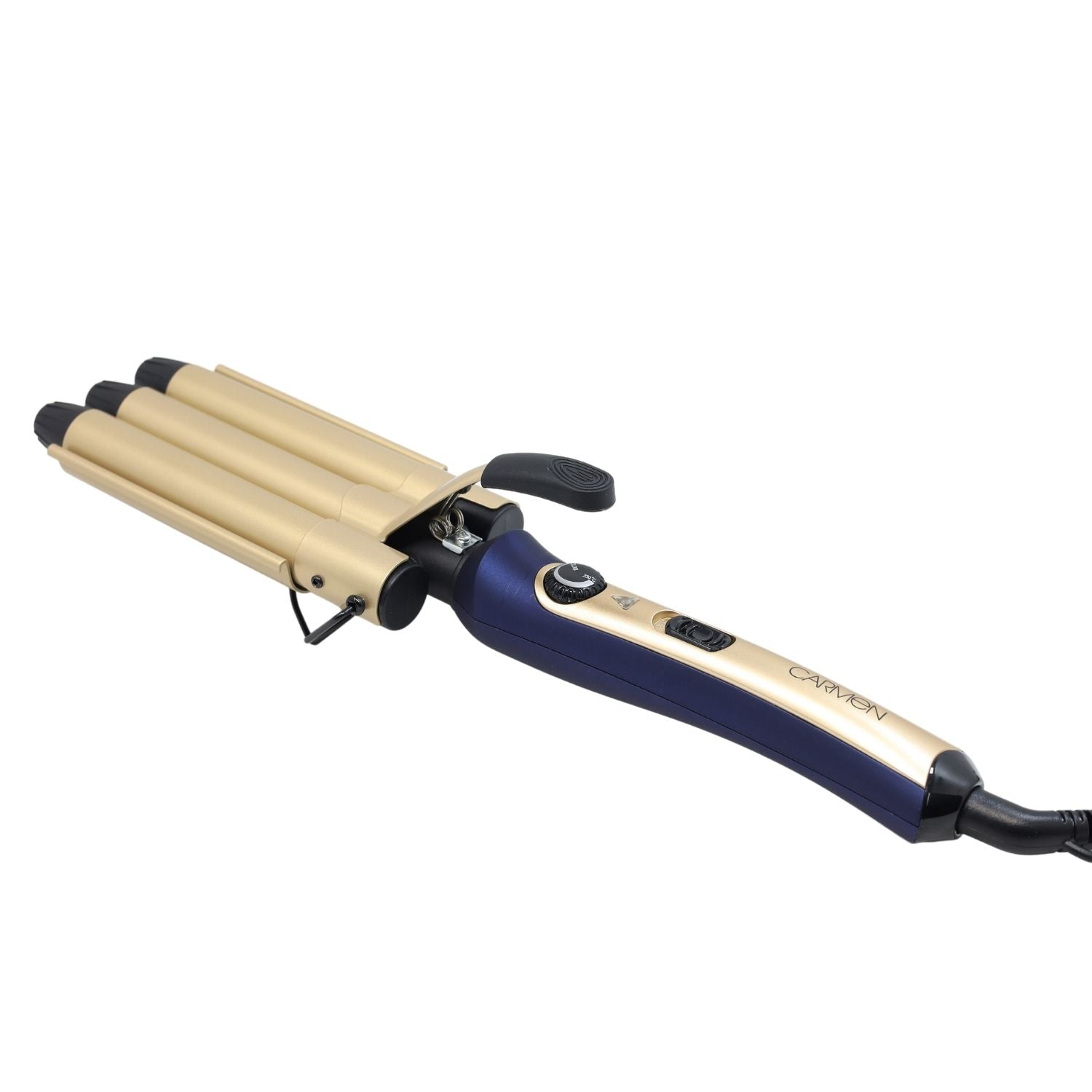 Carmen Twilight Ceramic Coated Triple Barrel Mermaid Hair Waver Curler