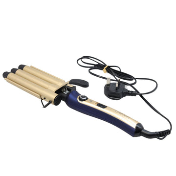 Carmen Twilight Ceramic Coated Triple Barrel Mermaid Hair Waver Curler