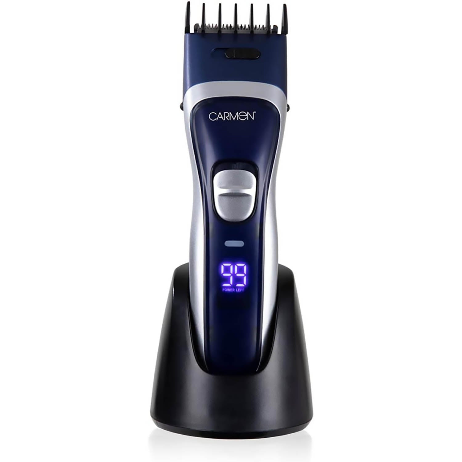 Carmen Men's Midnight Blue Cordless Hair & Beard Trimmer