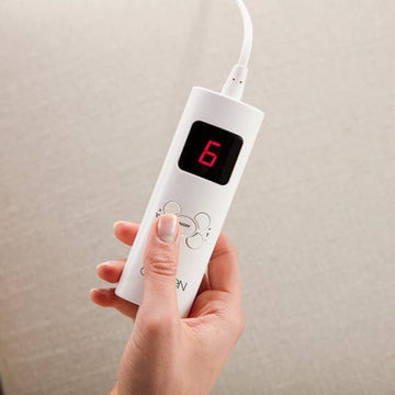 Carmen Core 160x130cm Electric Heated Throw Blanket Grey Fleece