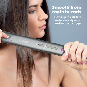 Carmen Graphite Pink Hair Straightener