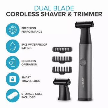 Carmen Signature Dual Blade Hair Trimmer