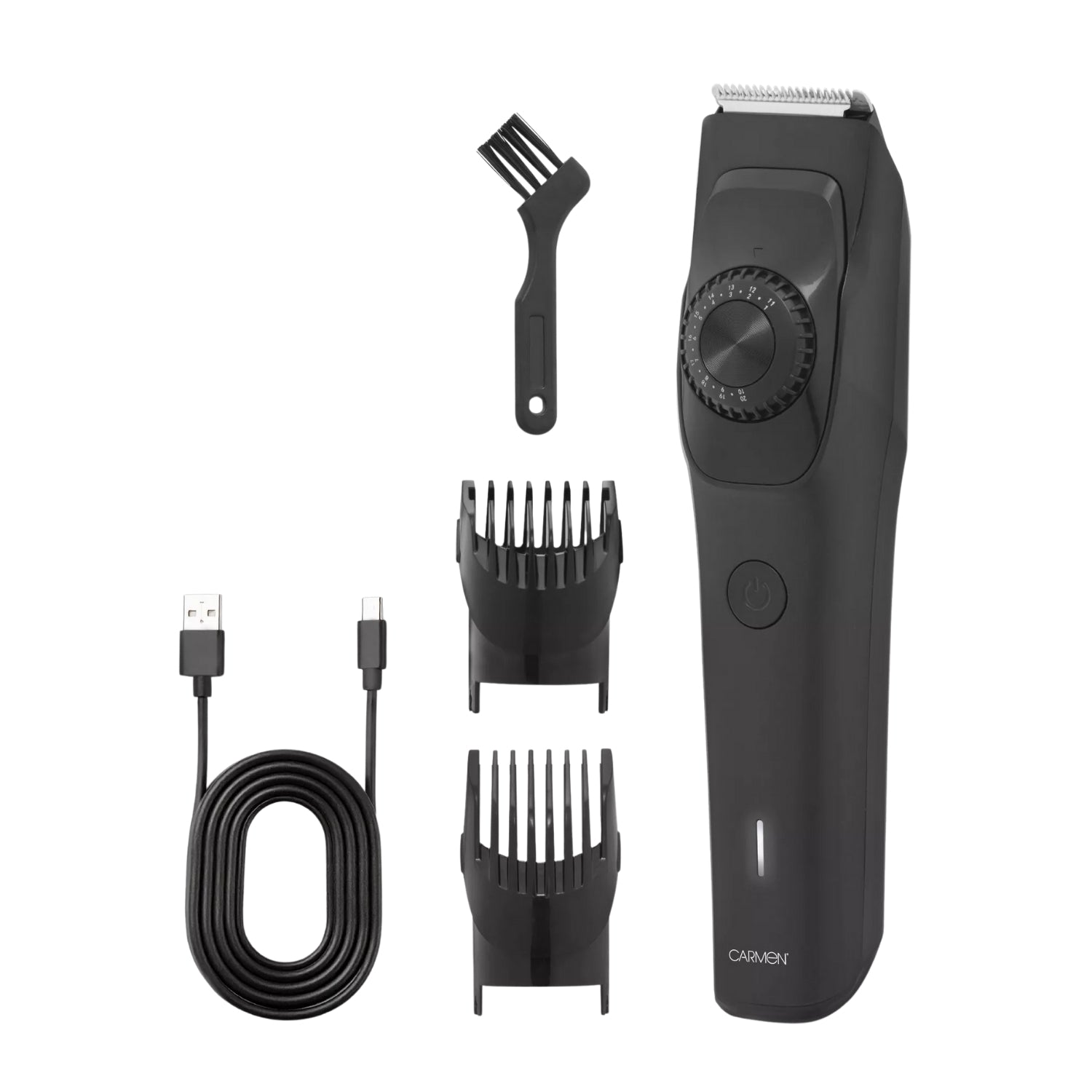 Carmen Men’s Signature Black Cordless Hair Trimmer