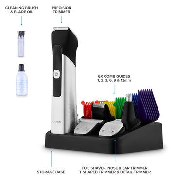 Carmen Men’s Signature 5-in-1 Cordless Hair Trimmer