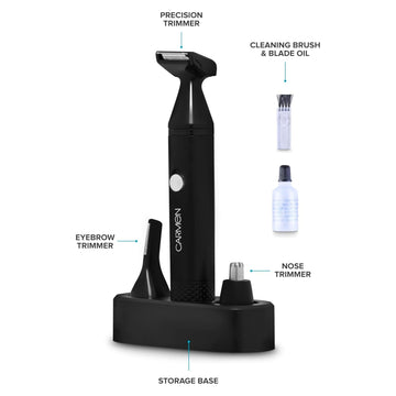 Carmen Men’s Signature 3-in-1 Cordless Hair Trimmer