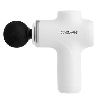 Carmen Cordless White Mini Massage Gun