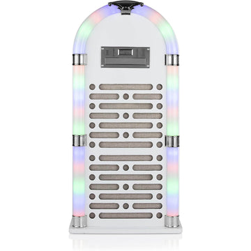 Itek White Multifunction Bluetooth Jukebox With CD Player