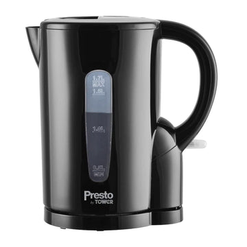 Presto 2200W 1.7 Litre Black Cool Touch Handle Fast Boil Electric Kettle
