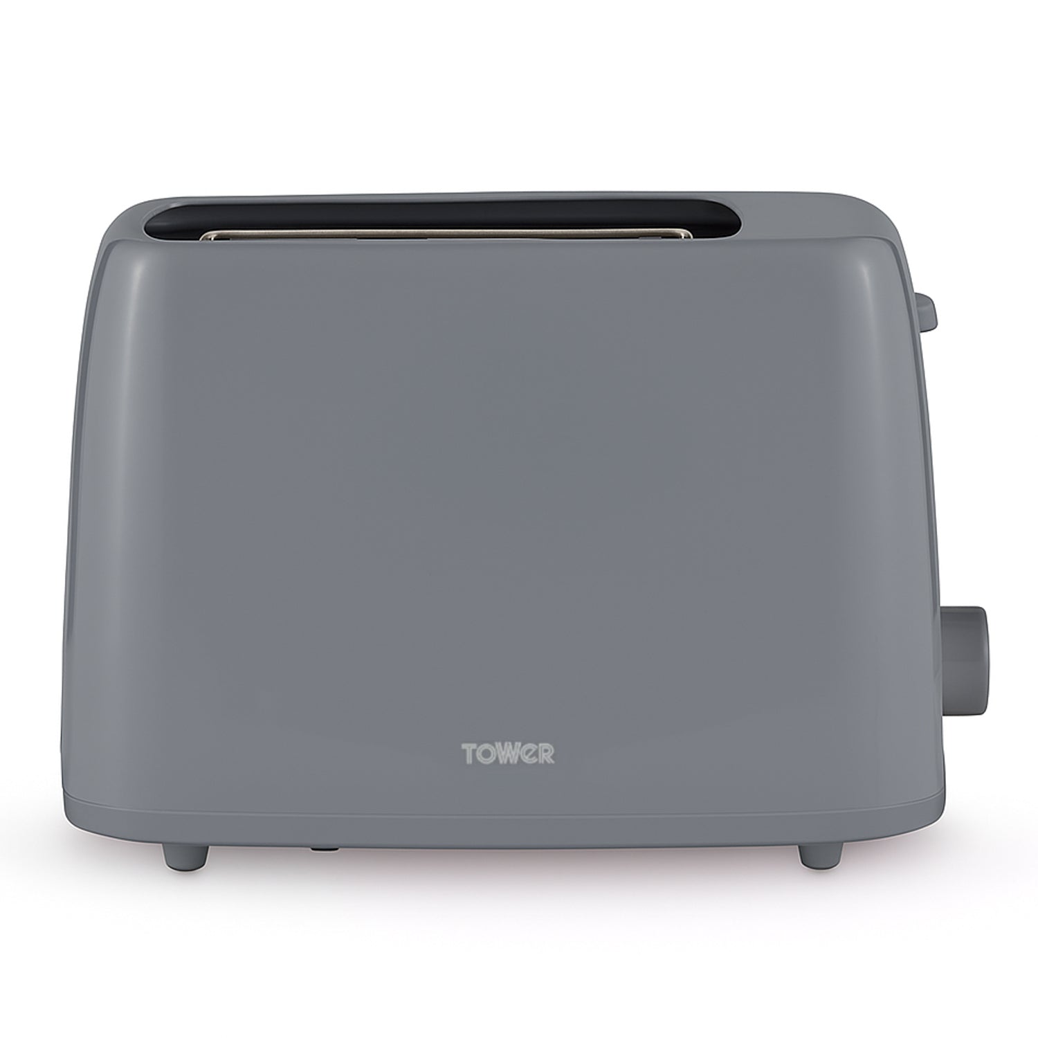 Tower 650W Grey 2-Slice Toaster