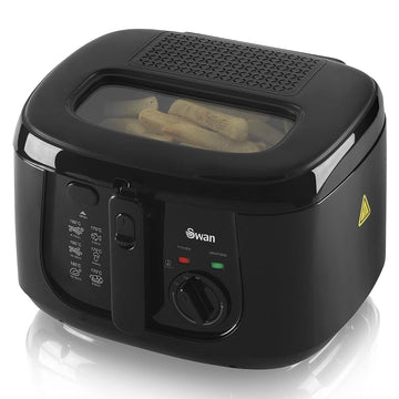 Swan 2.5 Litre Black Deep Fryer