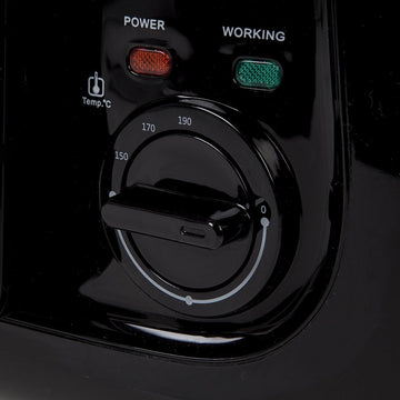 Swan 1800W 2.5L Black Air Fryer