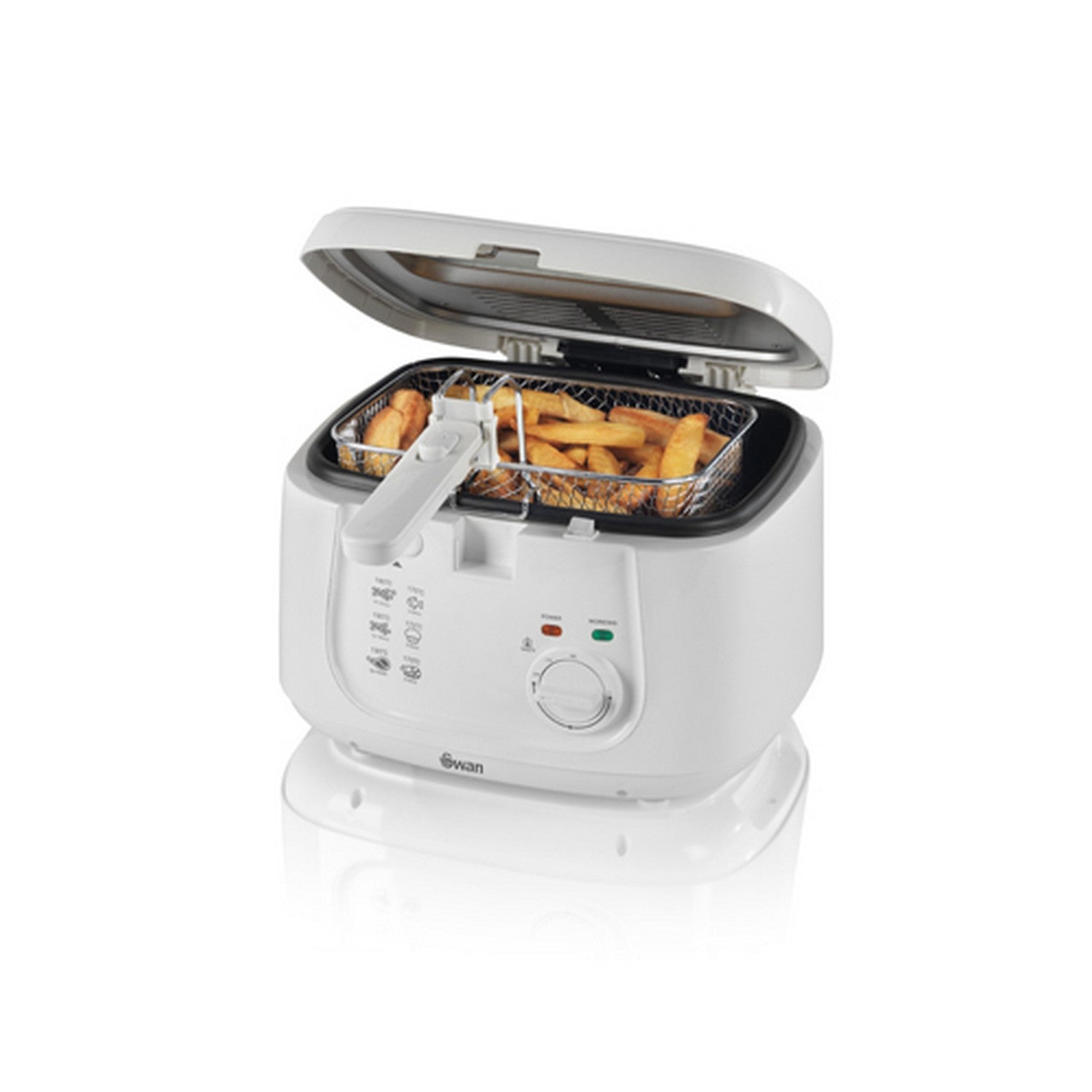 Swan 2.5 Litre White Deep Fryer