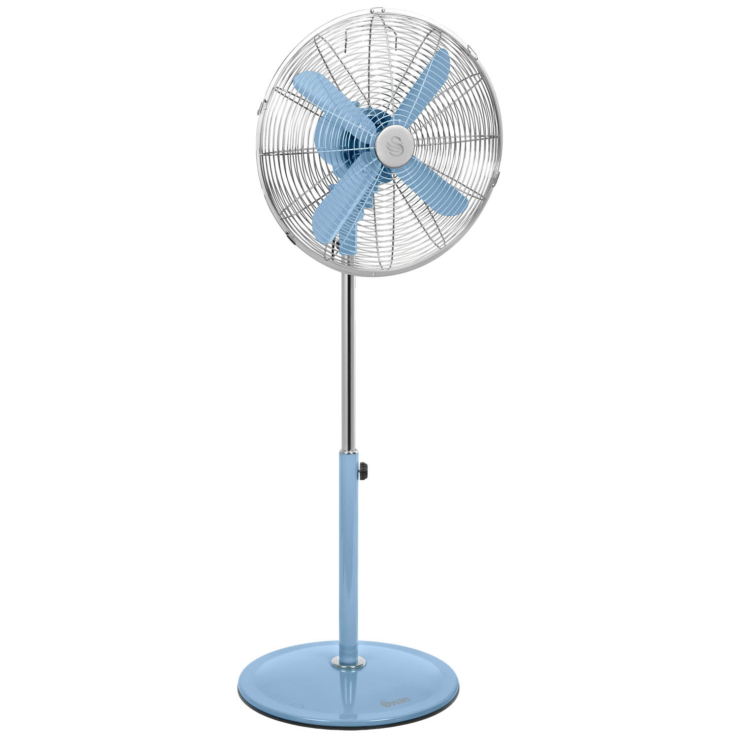 Swan Retro Blue 16 Inch Stand Fan