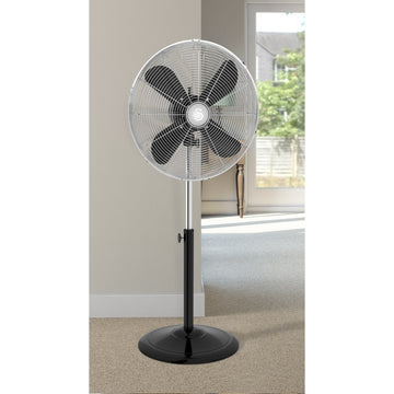 Swan Retro 16 Inch Black Stand Fan