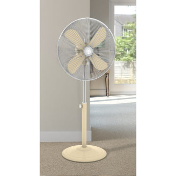 Swan Retro 16 Inch Cream Stand Fan