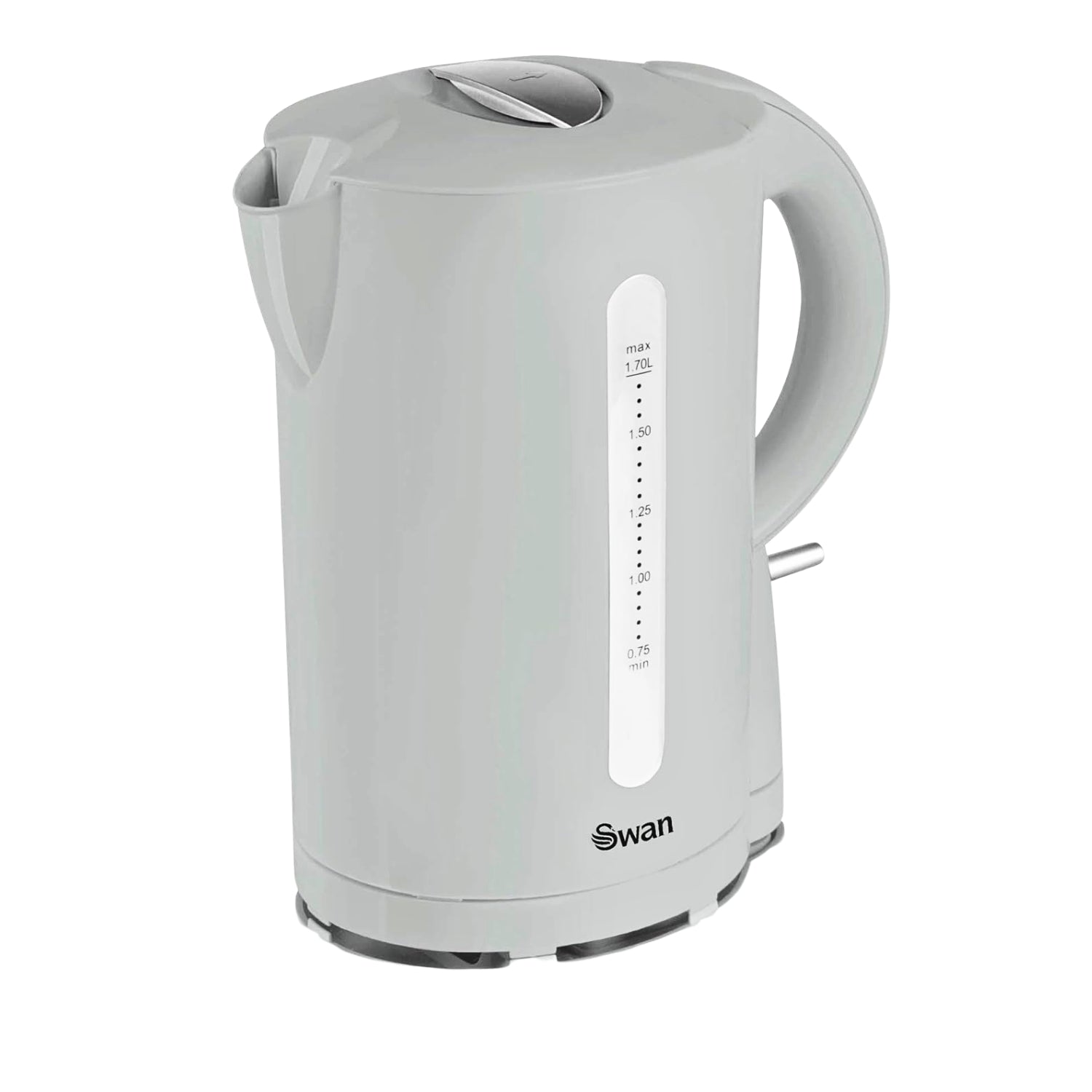 Swan 1.7 Litre Grey Cordless Kettle
