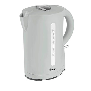 Swan 1.7 Litre Grey Cordless Kettle