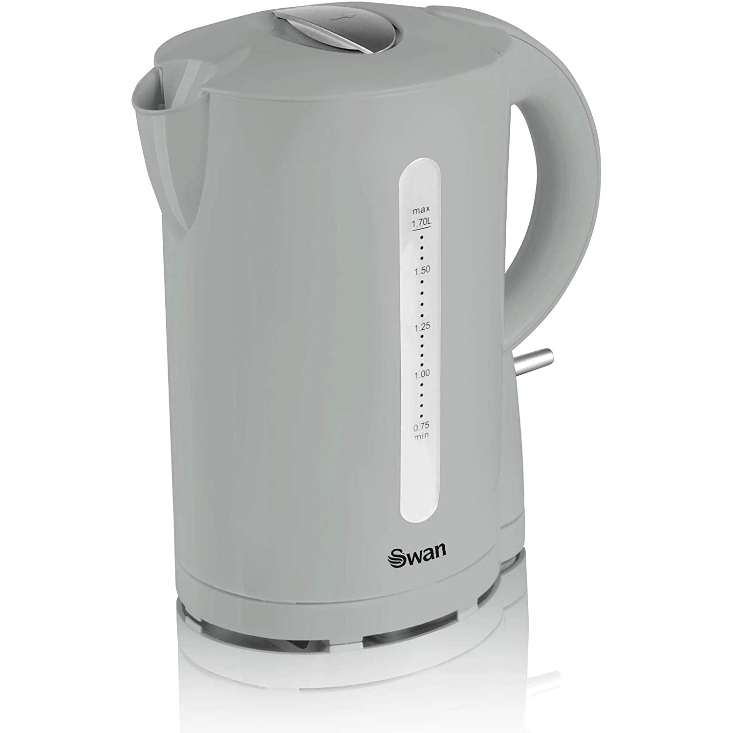 Swan 1.7 Litre Grey Cordless Kettle