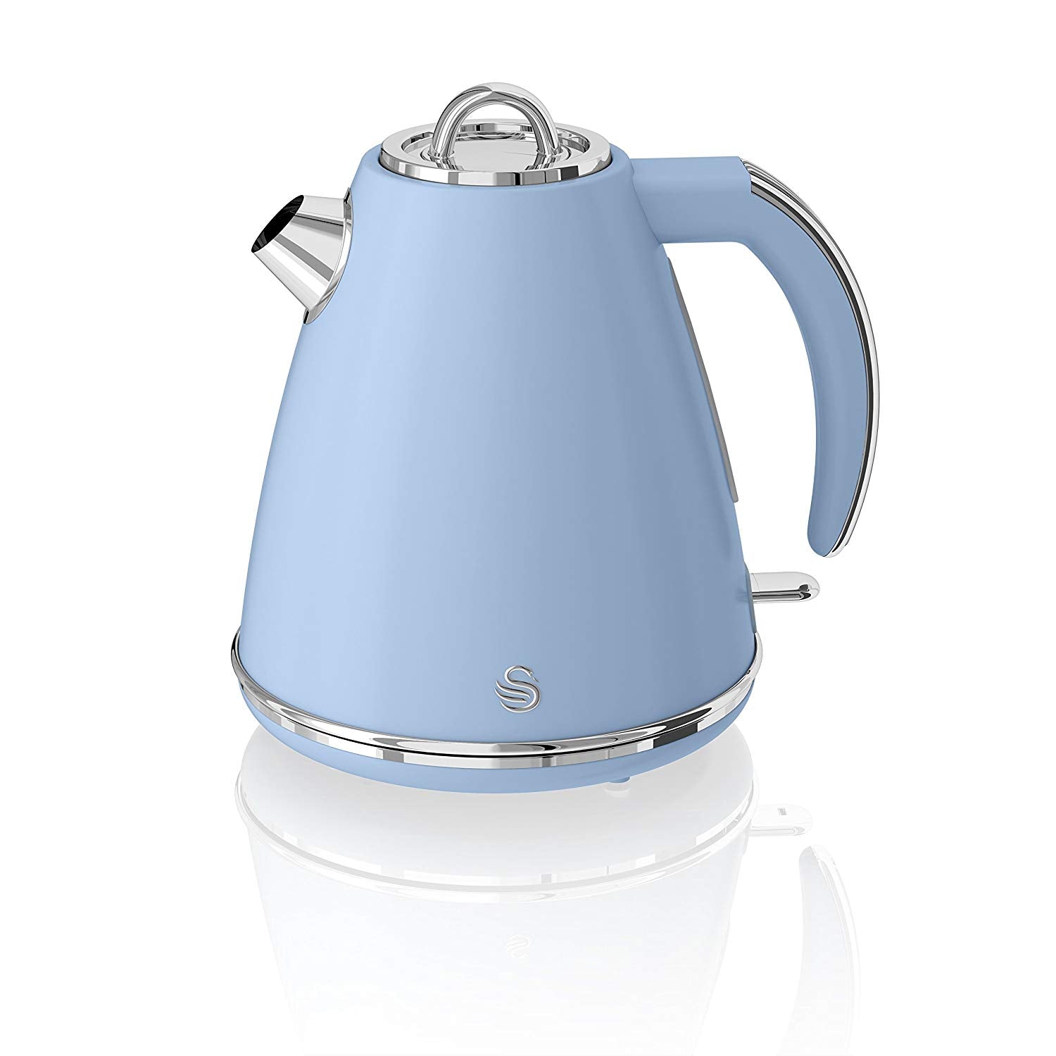 Swan 3000W 1.5L Retro Blue Cordless Electric Kettle