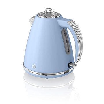 Swan 3000W 1.5L Retro Blue Cordless Electric Kettle