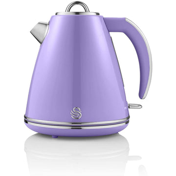 Swan Retro 1.5 Litre Purple Cordless Jug Kettle